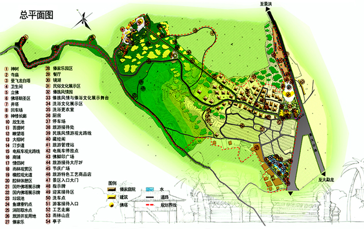 曼飞龙白塔景区修建性详细规划